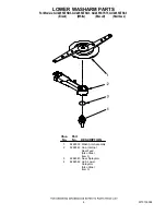 Предварительный просмотр 4 страницы Whirlpool GU2455XTSB3 Parts List