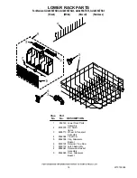 Предварительный просмотр 14 страницы Whirlpool GU2455XTSB3 Parts List