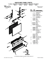 Предварительный просмотр 1 страницы Whirlpool GU2700XTSB0 Parts List