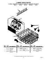 Предварительный просмотр 14 страницы Whirlpool GU2700XTSB0 Parts List