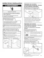 Предварительный просмотр 29 страницы Whirlpool GU3000XTXB2 Installation Instructions Manual