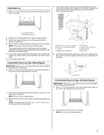 Предварительный просмотр 9 страницы Whirlpool GU3100XTVB0 Installation Instructions Manual