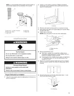 Предварительный просмотр 11 страницы Whirlpool GU3100XTVB0 Installation Instructions Manual