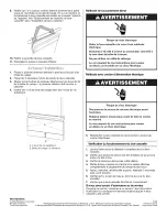 Предварительный просмотр 32 страницы Whirlpool GU3100XTVB0 Installation Instructions Manual