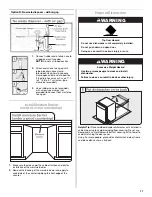 Предварительный просмотр 11 страницы Whirlpool GU3200XTXB Installation Instructions Manual