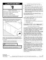 Предварительный просмотр 44 страницы Whirlpool GU3200XTXB Installation Instructions Manual