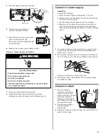 Предварительный просмотр 13 страницы Whirlpool GU3600XTV Installation Instructions Manual