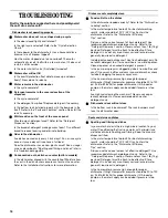 Preview for 16 page of Whirlpool GU970 Use And Care Manual