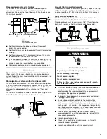 Предварительный просмотр 5 страницы Whirlpool GVW9959KL0 Use And Care Manual