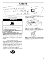 Предварительный просмотр 11 страницы Whirlpool GVW9959KL3 Use & Care Manual