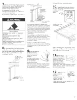 Предварительный просмотр 7 страницы Whirlpool GW395LEGB5 Installation Instructions Manual