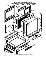 Предварительный просмотр 5 страницы Whirlpool GW395LEPB03 Parts List