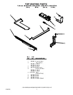 Предварительный просмотр 7 страницы Whirlpool GW395LEPB03 Parts List