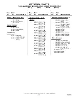 Предварительный просмотр 10 страницы Whirlpool GW395LEPB03 Parts List