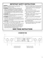 Preview for 5 page of Whirlpool GW397LXUB0 Use & Care Manual