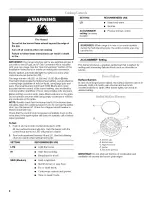 Preview for 6 page of Whirlpool GW397LXUB0 Use & Care Manual