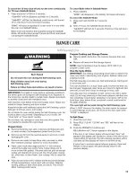 Preview for 15 page of Whirlpool GW397LXUB0 Use & Care Manual