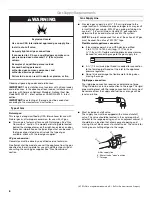 Preview for 6 page of Whirlpool GW397LXUQ - 30" Slide-In Gas Range Installation Instructions Manual