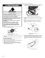 Preview for 36 page of Whirlpool GW397LXUQ - 30" Slide-In Gas Range Installation Instructions Manual