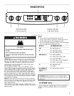 Preview for 5 page of Whirlpool  GW399LXUQ Use & Care Manual