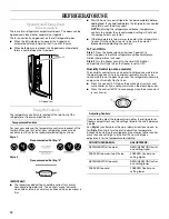 Предварительный просмотр 12 страницы Whirlpool GX2FHDXVD - 22 cu. Ft. Refrigerator User Instructions