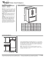 Whirlpool GX5FHDXV Product Dimensions preview