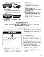 Preview for 15 page of Whirlpool GX5FHDXVA - 24.8 cu. Ft. Bottom Mount Refrigerator User Instructions