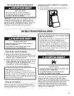 Preview for 21 page of Whirlpool GX5FHDXVA - 24.8 cu. Ft. Bottom Mount Refrigerator User Instructions