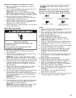 Preview for 25 page of Whirlpool GX5FHDXVA - 24.8 cu. Ft. Bottom Mount Refrigerator User Instructions