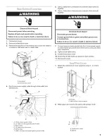 Предварительный просмотр 9 страницы Whirlpool GXI6536DXS0 Installation Instructions And Use & Care Manual