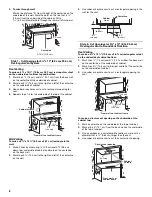 Предварительный просмотр 8 страницы Whirlpool GXU7130DXB Installation Instructions And Use And Care Manual