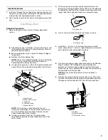 Предварительный просмотр 9 страницы Whirlpool GXU7130DXB Installation Instructions And Use And Care Manual