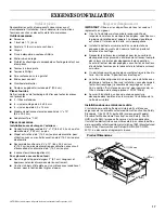 Предварительный просмотр 17 страницы Whirlpool GXU7130DXB Installation Instructions And Use And Care Manual