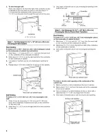 Предварительный просмотр 8 страницы Whirlpool GXU7130DXB1 Use & Care Manual