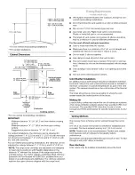 Предварительный просмотр 5 страницы Whirlpool GXW6530DXS0 Installation Instructions And Use & Care Manual