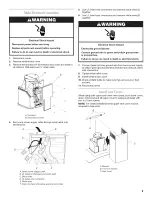 Предварительный просмотр 9 страницы Whirlpool GXW6530DXS0 Installation Instructions And Use & Care Manual