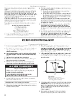 Предварительный просмотр 20 страницы Whirlpool  GXW6536DXS Installation Instructions And Use & Care Manual