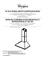 Preview for 1 page of Whirlpool GXW7230DAS Installation Instructions And Use & Care Manual