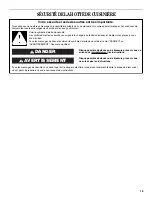 Preview for 15 page of Whirlpool  GXW7330DXS Installation Instructions And Use & Care Manual