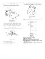 Предварительный просмотр 8 страницы Whirlpool GXW7330DXS0 Use & Care Manual