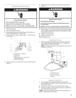 Предварительный просмотр 9 страницы Whirlpool GXW7330DXS0 Use & Care Manual