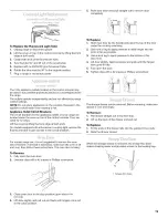 Preview for 19 page of Whirlpool GY396LXGB0 Use & Care Manual