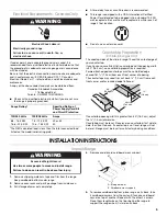 Предварительный просмотр 5 страницы Whirlpool GY397LXUB Installation Instructions Manual