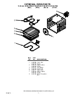 Предварительный просмотр 7 страницы Whirlpool GY398LXPB00 Parts List