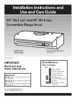 Whirlpool GZ5730 Series Installation Instructions And Use And Care Manual предпросмотр