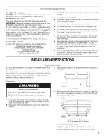 Предварительный просмотр 7 страницы Whirlpool GZ7730XGS1 Installation Instructions And Use & Care Manual