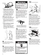 Preview for 8 page of Whirlpool GZ7930XGS0 Installation Instructions And Use And Care Manual