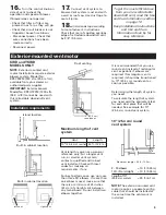 Preview for 9 page of Whirlpool GZ7930XGS0 Installation Instructions And Use And Care Manual