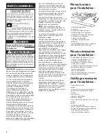 Preview for 16 page of Whirlpool GZ7930XGS0 Installation Instructions And Use And Care Manual