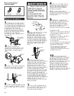 Preview for 24 page of Whirlpool GZ7930XGS0 Installation Instructions And Use And Care Manual